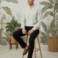Men’s Grey Striped Short Kurta ( 65KO 5471Grey S ) [FF] [K-14]