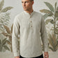 Men’s Grey Striped Short Kurta ( 65KO 5471Grey S ) [FF] [K-14]