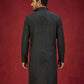 Men Black Embroidered Festive Kurta ( 65KO 5472Black S ) [FF] [Q-11-14]