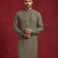 Men Japanese Imported Embroidered Kurta ( 65KO 5474Brown S ) [FF] [I-1]