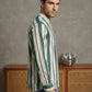 Men Traditional Stripe Printed Short Kurta ( 65SK 5484Green ) [FF] [K-13]