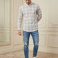 Men Classic Check Design Short Kurta ( 65KO 5486Pink S ) [FF] [ A14 ]