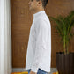 Men Striped Pure Cotton Short Kurta ( 65KO 5487White S ) [FF] [K-13]