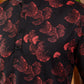Men Classic Floral Design Short Kurta ( 65KO 5493Black S ) [FF] [K-13]