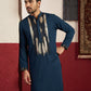 Japanese Fabric Embroidered Kurta ( 65KO 5497Peacock S ) [FF] [B-6]