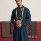 Japanese Fabric Embroidered Kurta ( 65KO 5497Peacock S ) [FF] [B-6]