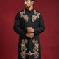 Japanese Imported Fabric Embroidered Kurta ( 65KO 5499Black S ) [FF] [E-10]