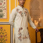 Japanese Imported Fabric Embroidered Kurta ( 65KO 5499White )