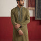 Japanese Fabric & Mirror Work Kurta ( 65KO 5500Mehndi S ) [FF] [Q-7]
