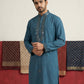 Japanese Fabric & Mirror Work Kurta ( 65KO 5500Peacock S ) [FF] [Q-7]
