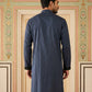 Modern Ethnic Silk Blend Kurta ( 65KO 5501Navy S ) [FF] [A-1-4]