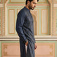 Modern Ethnic Silk Blend Kurta ( 65KO 5501Navy S ) [FF] [A-1-4]