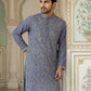 Men Festive Embroidered Straight Kurta ( 65KO 5505Blue ) [FF] [H-10]