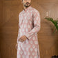 Men’s Cotton Blend Ethnic Printed Kurta ( 65KO 5510Peach ) [FF] [N-13]