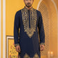 Men’s Japanese Embroidered Kurta ( 65KO 5512Navy )