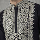 Ethnic Wear Cotton Blend Embroidered Kurta ( 65KO 5514Black ) [FF] [A-2-4]