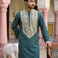 Ethnic Wear Cotton Blend Embroidered Kurta