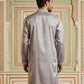 Embroidered Silk Blend Traditional Kurta ( 65KO 5515Lavender ) [FF] [A-3-4]