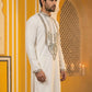 Cream Cotton Blend Ethnic Embroidered Kurta ( 65KO 5516Cream ) [FF] [B-2]