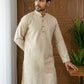 Woven Design Kurta for Men ( 65KO 5518Beige ) [FF] [H-8]