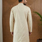 Woven Design Kurta for Men ( 65KO 5518Beige ) [FF] [H-8]