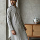 Woven Design Kurta for Men ( 65KO 5518Grey ) [FF] [H-8]