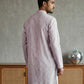Woven Design Kurta for Men ( 65KO 5518Purple ) [FF] [H-8]