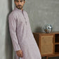 Woven Design Kurta for Men ( 65KO 5518Purple ) [FF] [H-8]