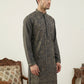 Japanese Embroidery Traditional Kurta ( 65KO 5520Grey ) [FF] [B-1-2]