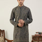 Japanese Embroidery Traditional Kurta ( 65KO 5520Grey ) [FF] [B-1-2]