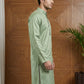 Woven Design Cotton Jacquard Kurta ( 65KO 5521Green ) [FF] [P-10]