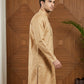Woven Design Cotton Jacquard Kurta ( 65KO 5521Orange ) [FF] [P-10]