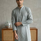 Foil Printed Cotton Blend Kurta ( 65KO 5523Blue ) [FF] [A-14]