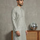 Foil Printed Cotton Blend Kurta ( 65KO 5523Off-White ) [FF] [A-14]