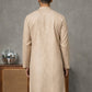 Foil Printed Cotton Blend Kurta ( 65KO 5523Peach ) [FF] [A-14]
