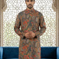 Paisley Printed Kurta ( 65KO 5524Brown )