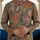Paisley Printed Kurta ( 65KO 5524Brown )
