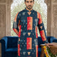 Geometric Printed Kurta ( 65KO 5524Navy )