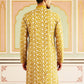Floral Embroidered Viscose Rayon Kurta ( 65KO 5533Mustard )