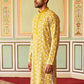 Floral Embroidered Viscose Rayon Kurta ( 65KO 5533Mustard )