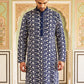 Floral Embroidered Viscose Rayon Kurta ( 65KO 5533Peacock )