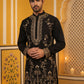 Men’s Imported Japanese Embroidered Kurta ( 65KO 5538Black )