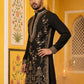 Men’s Imported Japanese Embroidered Kurta ( 65KO 5538Black )