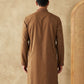 Men’s Imported Japanese Embroidered Kurta ( 65KO 5541Brown )