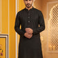 Men’s Silk Blend Thread Work Kurta ( 65KO 5543Black )