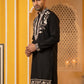 Premium Imported Japanese Embroidered Kurta ( 65KO 5544Black )