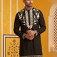 Premium Imported Japanese Embroidered Kurta ( 65KO 5544Black )