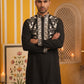 Premium Imported Japanese Embroidered Kurta ( 65KO 5544Black )