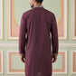 Premium Imported Japanese Embroidered Kurta ( 65KO 5544Purple )