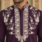 Premium Imported Japanese Embroidered Kurta ( 65KO 5544Purple )